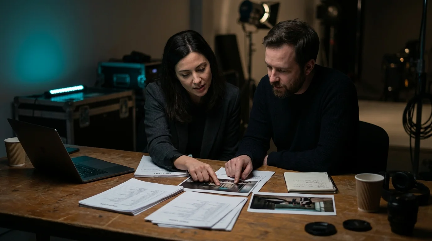 Planning a shot list ahead of a production
